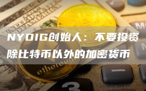 NYDIG创始人:不要投资除比特币以外的加密货币-链答网