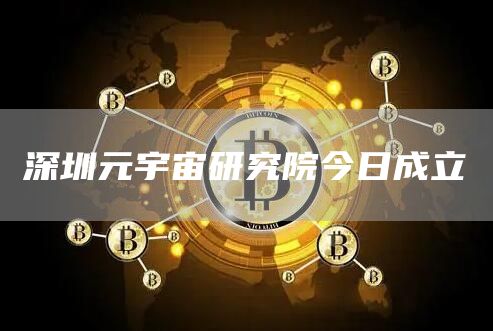 深圳元宇宙研究院今日成立-链答网