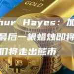 Arthur Hayes：加密熊市的最后一根蜡烛即将熄灭，我们将走出熊市-链答网