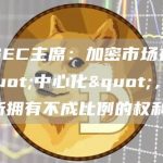 美SEC主席:加密市场存在