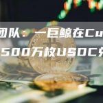 安全团队：一巨鲸在Curve上将1500万枚USDC兑为USDT-链答网