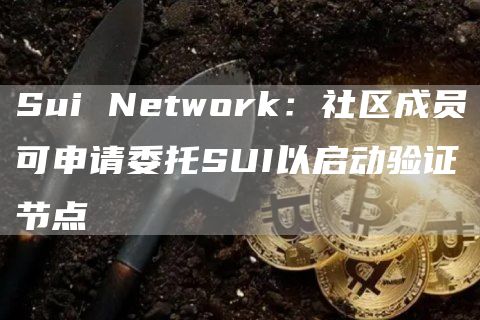 Sui Network:社区成员可申请委托SUI以启动验证节点-链答网