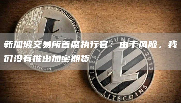 新加坡交易所首席执行官：由于风险，我们没有推出加密期货-链答网