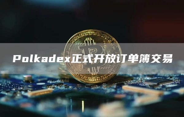 Polkadex正式开放订单簿交易-链答网