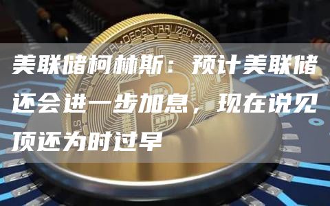 美联储柯林斯：预计美联储还会进一步加息，现在说见顶还为时过早-链答网