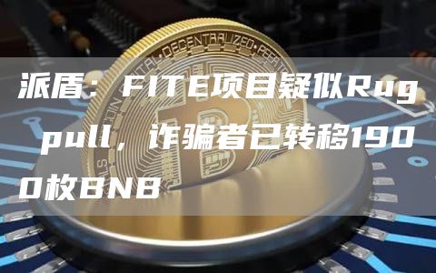 派盾：FITE项目疑似Rug pull，诈骗者已转移1900枚BNB-链答网