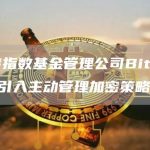 加密指数基金管理公司Bitwise将引入主动管理加密策略-链答网