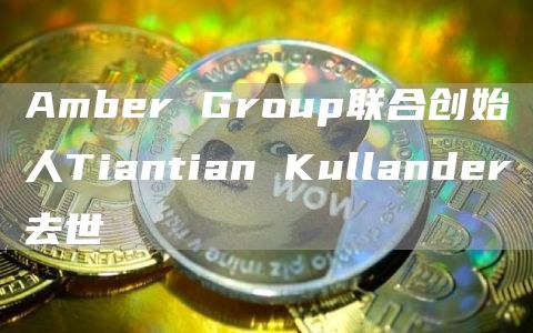 Amber Group联合创始人Tiantian Kullander去世-链答网