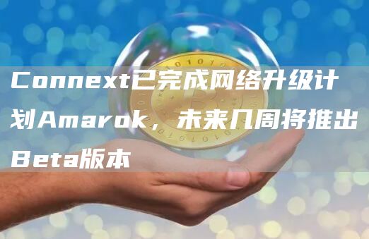Connext已完成网络升级计划Amarok,未来几周将推出Beta版本-链答网