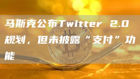 马斯克公布Twitter 2.0规划，但未披露“支付”功能-链答网