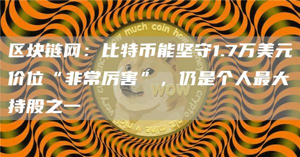 区块链网:比特币能坚守1.7万美元价位“非常厉害”,仍是个人最大持股之一-链答网