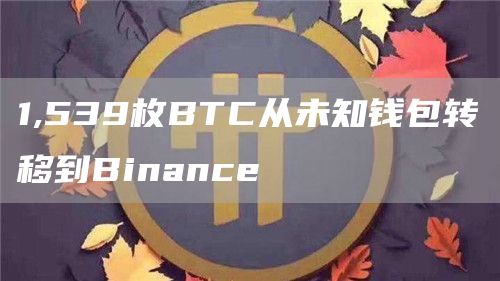 1,539枚BTC从未知钱包转移到Binance-链答网